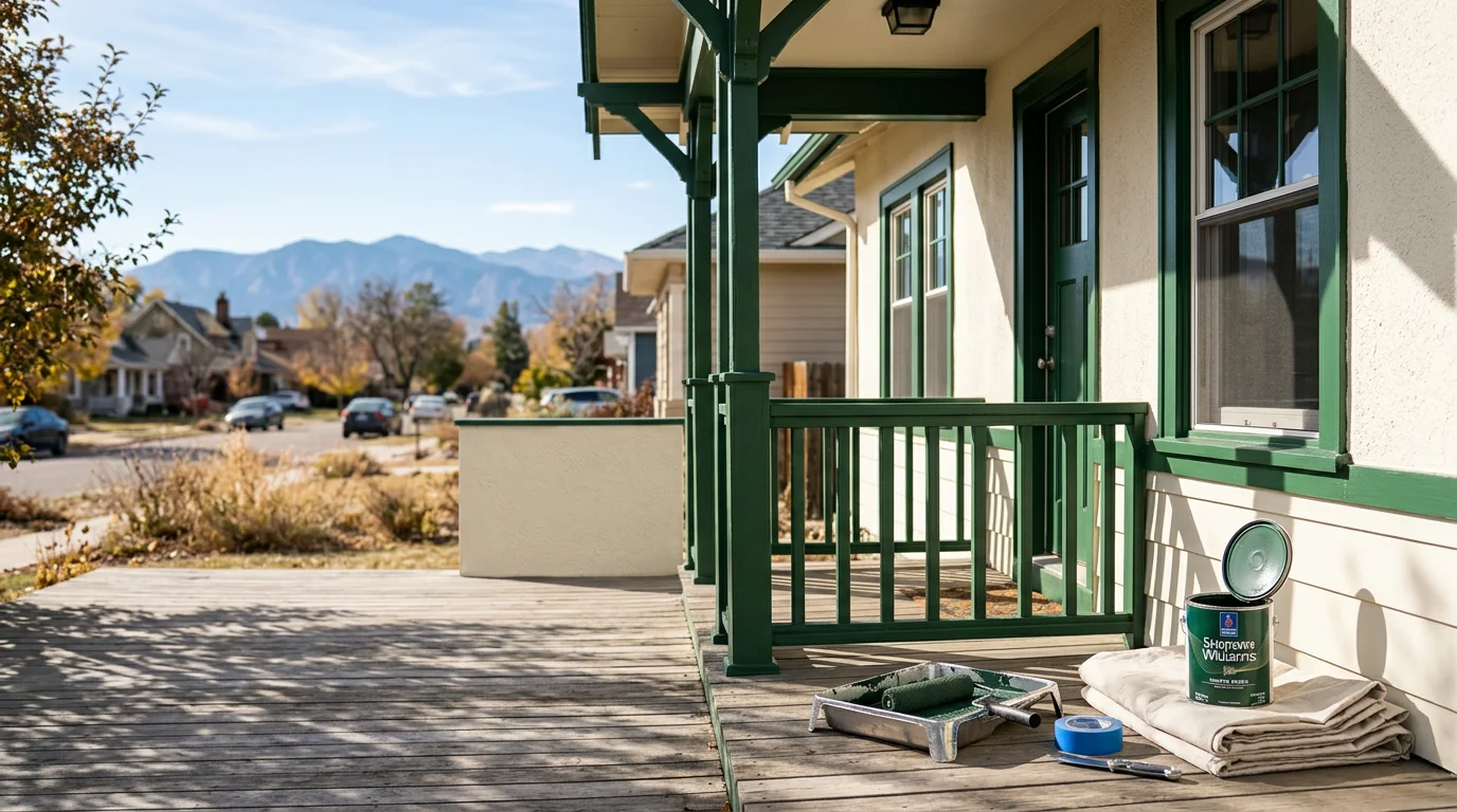 A freshly painted exterior of a residential home in Vancouver, BC, showing clean, even coverage on siding and trim. The paint job is complete with no visible drips or missed edges, set against a typical Metro Vancouver streetscape.